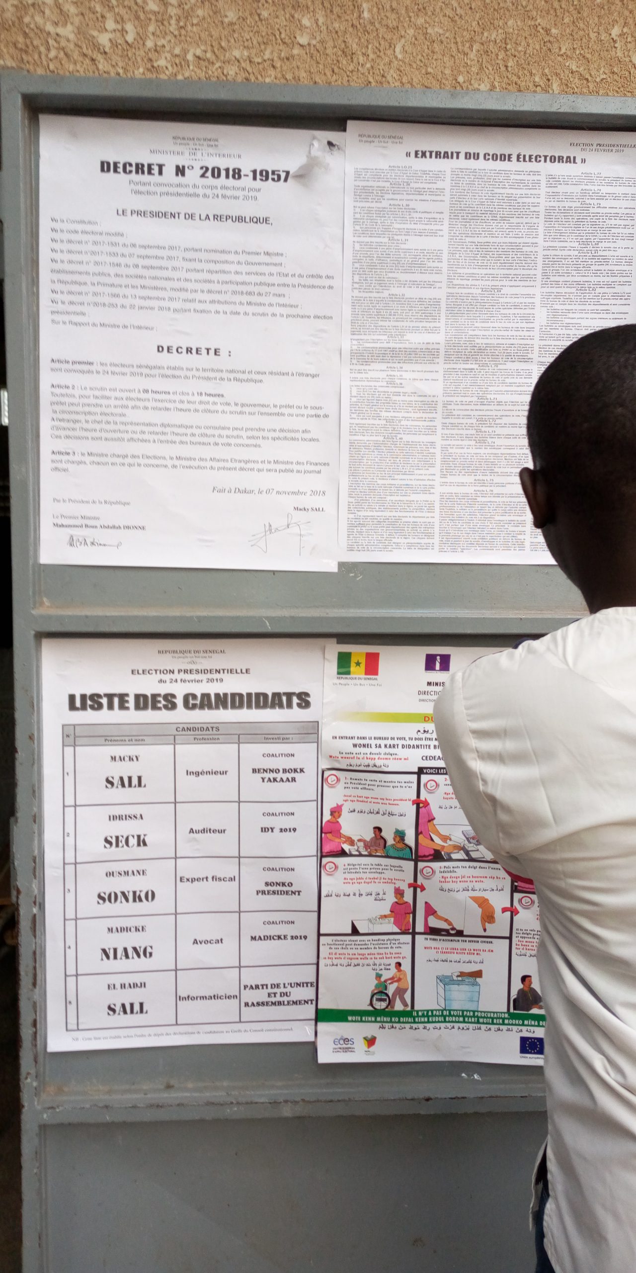 Scrutin présidentiel : 6,7 millions de sénégalais élisent leur président, aujourd’hui.